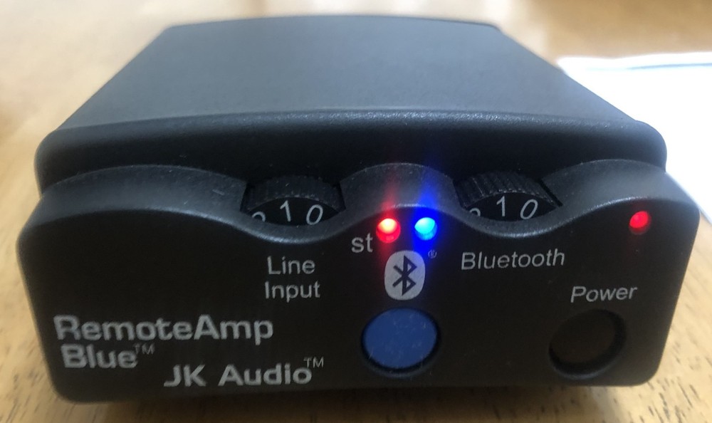 JK Audio RemoteAmp Blue Wireless Headphone Amplifier