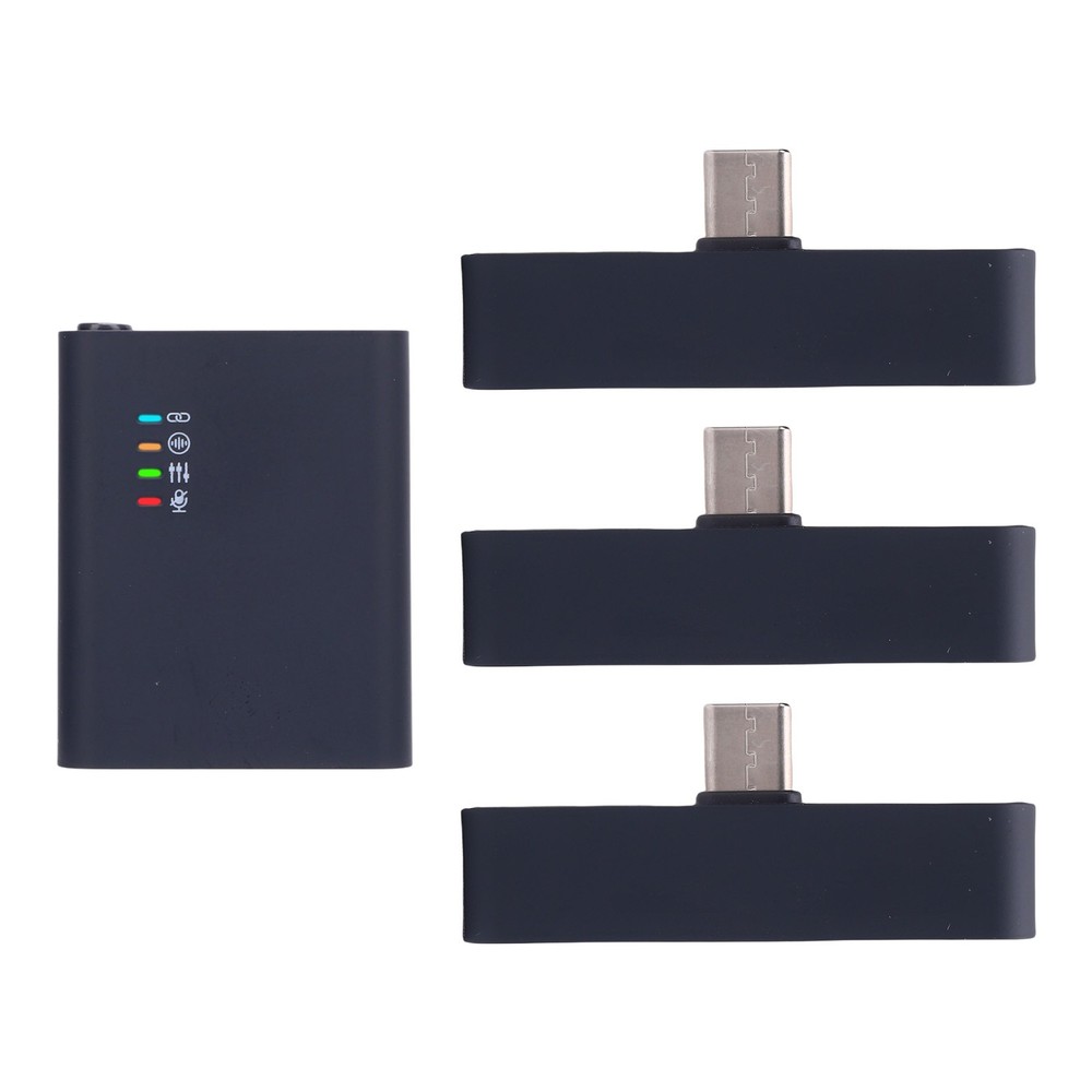 Wireless Lavalier Microphone System With 3 Receiver Noise Reduction CPSC