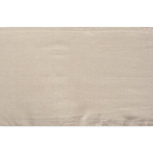 CAMZ38726 Solid Chambray, Table 14x108, Chambray 14x108" Runner Natural