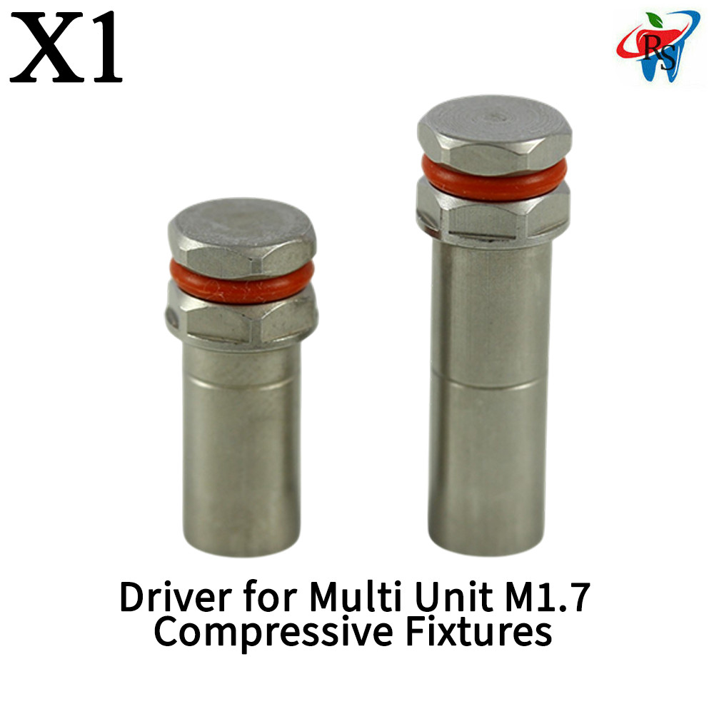 1pcs Dental Driver For Compressive Multi Unit M1.7 Fixture Monoblock Insertion