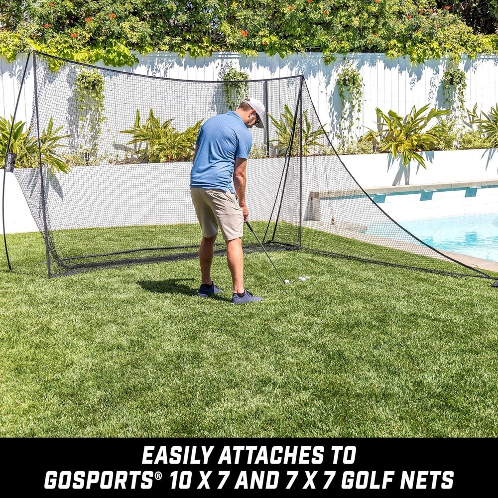 Shank Net Attachment for Golf Hitting Nets - Black or Red
