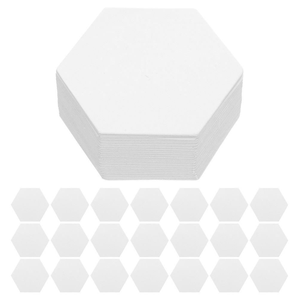500 Pcs Diy Patchwork Paper Hexagon Quilting Crafts Geometric Template