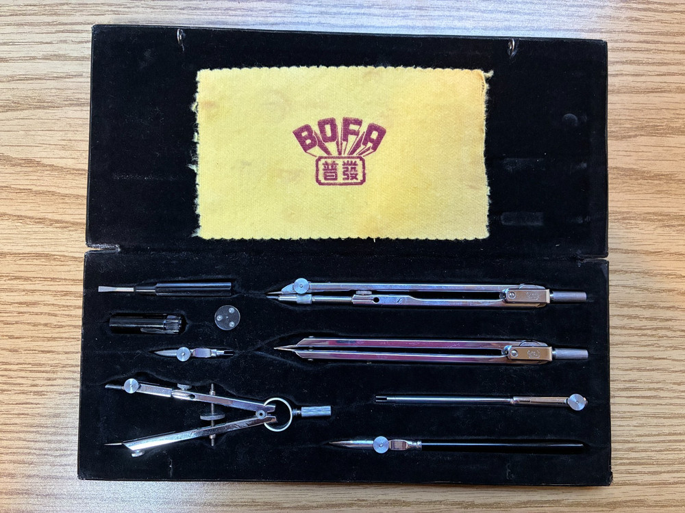 Vintage BOFA Drafting Tool  Set D409