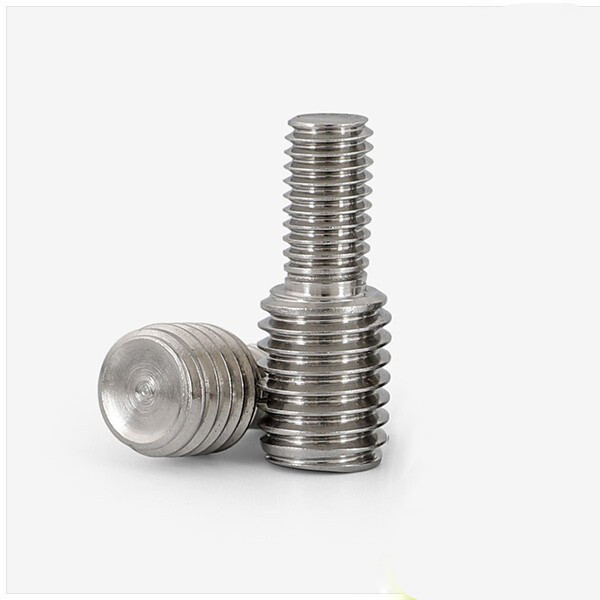 2pcs M5 M6 reducing double head conversion bolts full thread joint screw nail