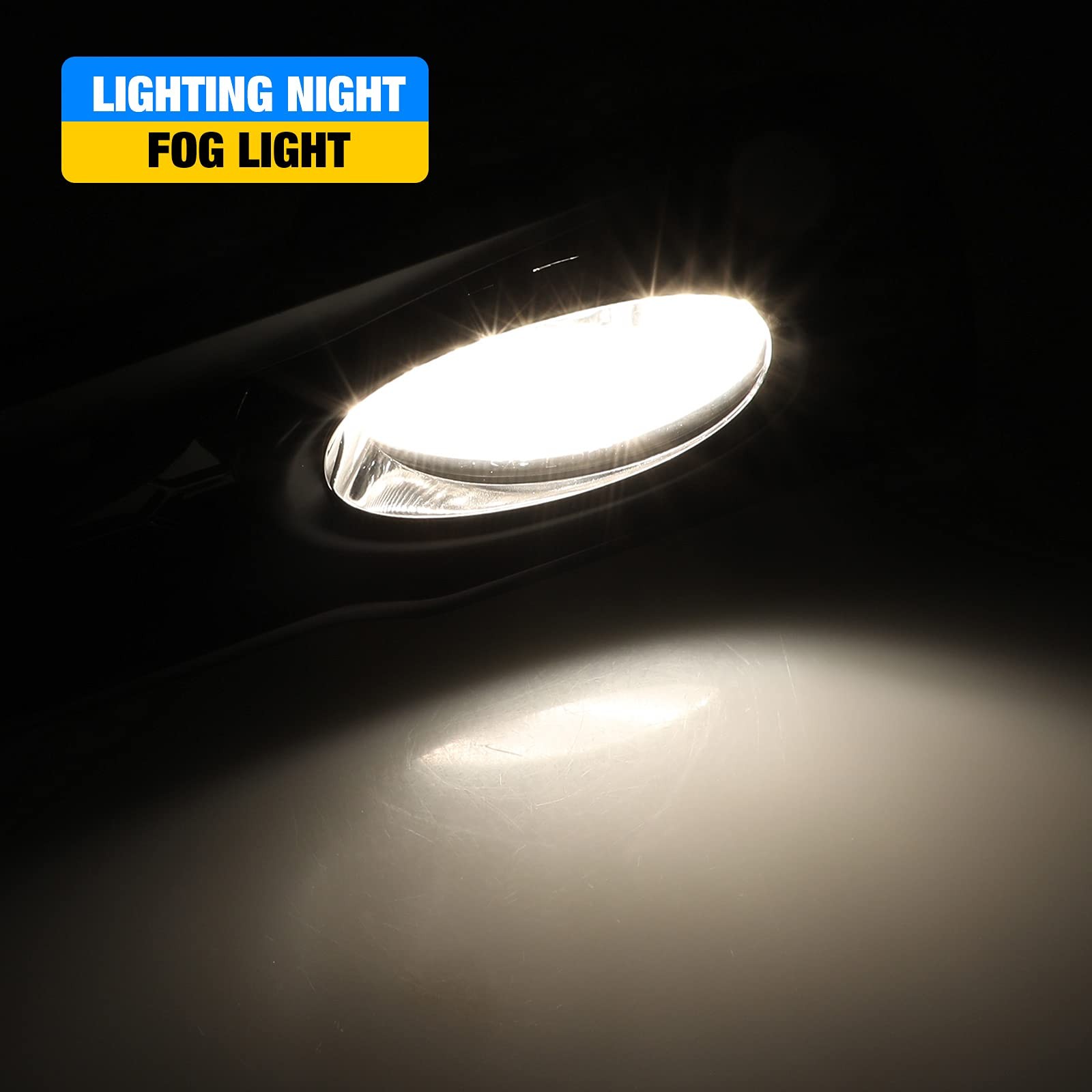 Fog Lights for 2015 Honda Civic 4 Door Sedan Wiring Kit Switch Pair Clear Lens