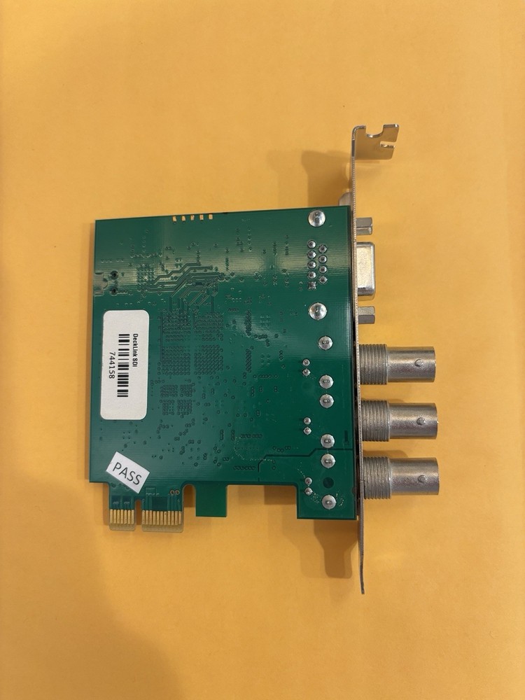Blackmagic Design DeckLink SDI PCI Express Capture Card BMDPCB39 Rev-G