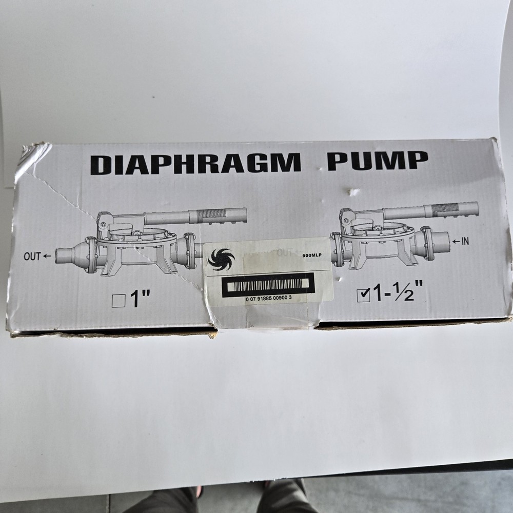 Diaphragm pump - 1 ½" - Manual