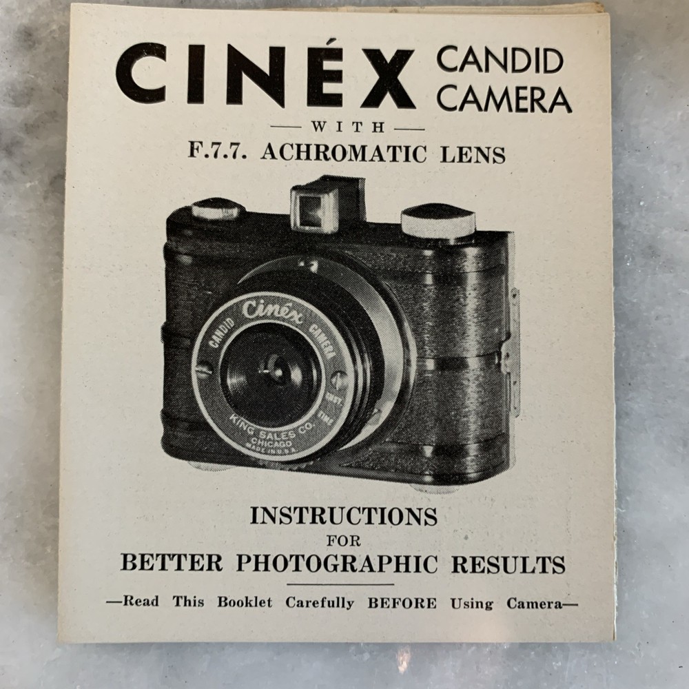 Cinex Vintage Camera Model GG