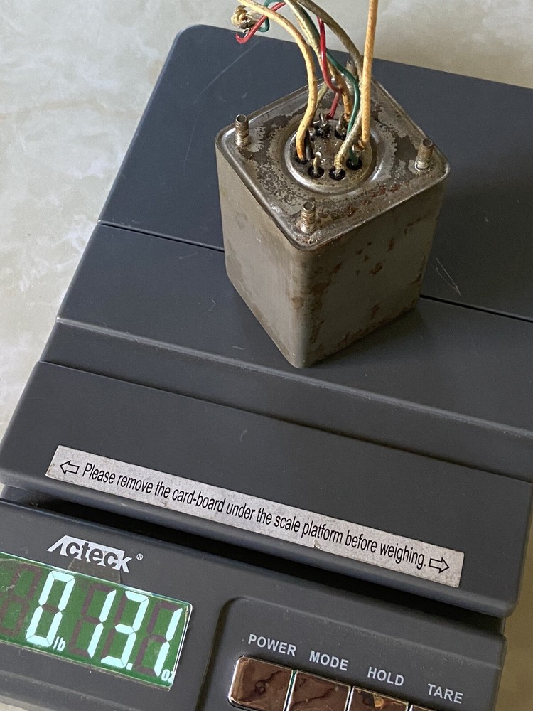 vintage Collins audio input Transformer 677-0548-00 TF1A11EA