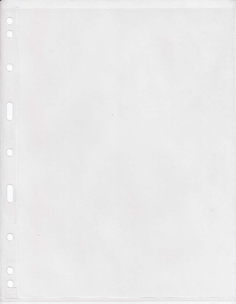 25 Vario Pages 1 Pocket Clear Pro Lighthouse 1C Stamp Stock Sheets Block / Bills