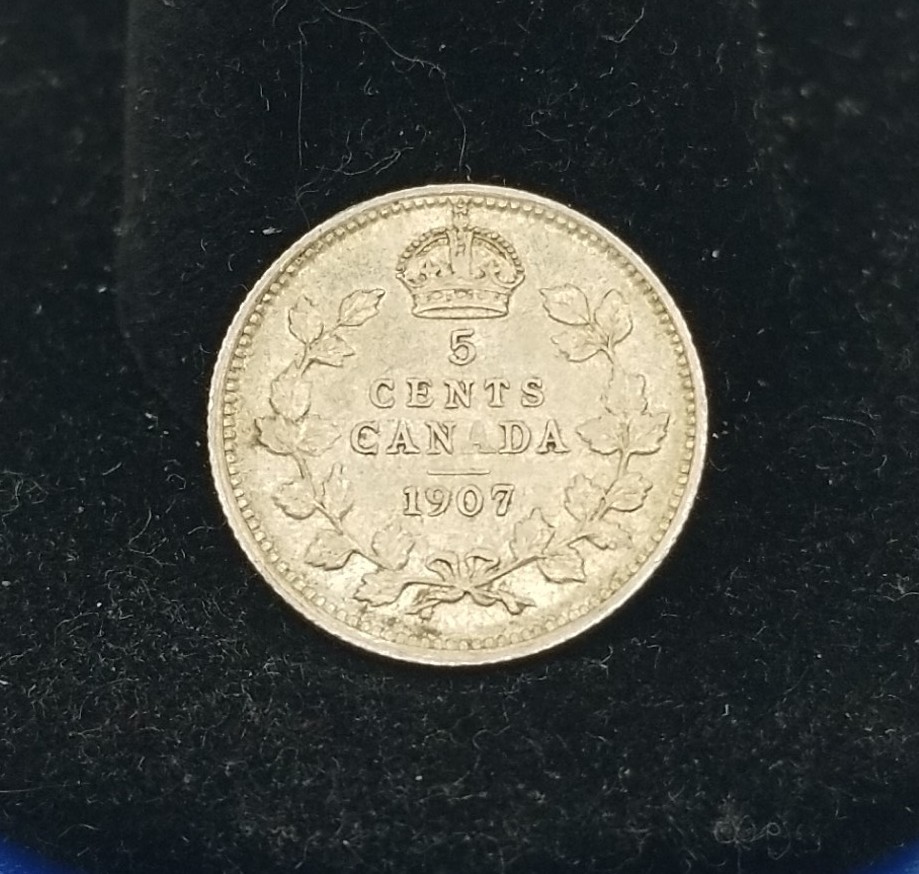 1907 Canada 5 Cent #20820
