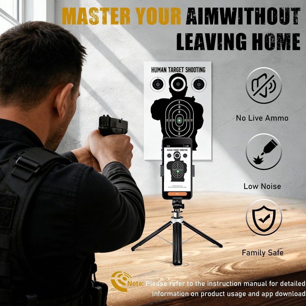 Dry Fire Laser Training System, Shooting Training, Compatible with Gold