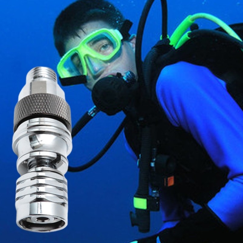 Professional Diving Full Faces Mask Secondary Regulator With Quick Connecting
