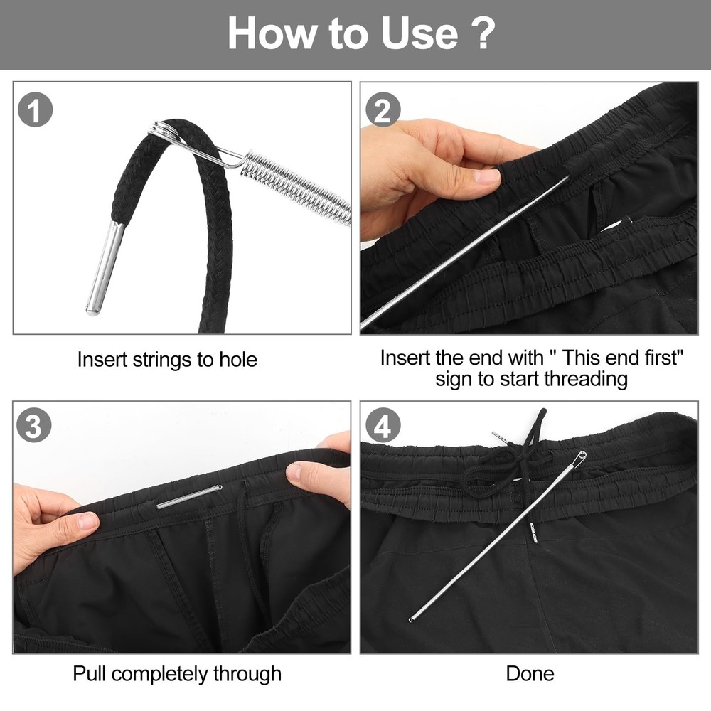 12PCS Drawstring Cord, 57 Inch Drawstring for Sweatpants, Drawstrings Repla