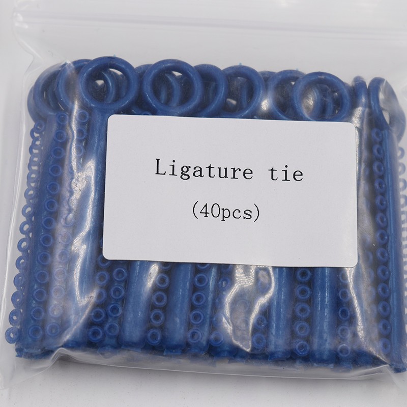50 Packs Dental Orthodontic 36 Colors Elastic Braces Rubber Ligature Ties Bands
