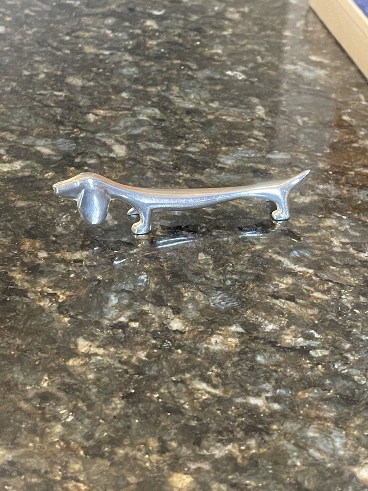 Vintage Daschund Knife Rest Set/6