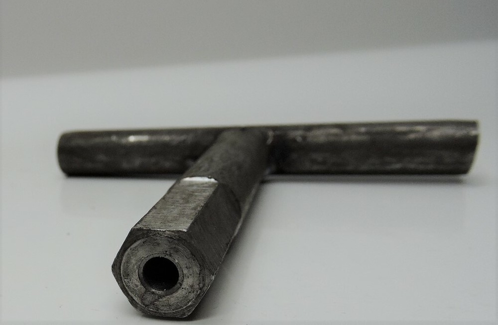 (5) Custom Machined 12mm Hex Security T-Handle Keys