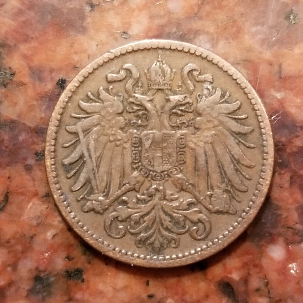1907 AUSTRIA 2 HELLER COIN - #A9047