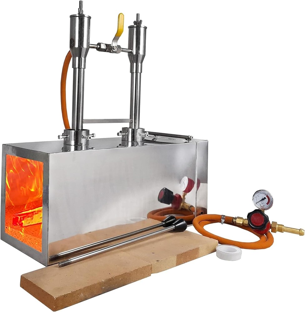 Double Burner Blacksmithing Propane Forge Starter Kit-Knife Making Farrier Forge