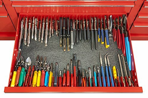 Ernst 5500 10 Tool Plier Pro Organizer- Red/Black