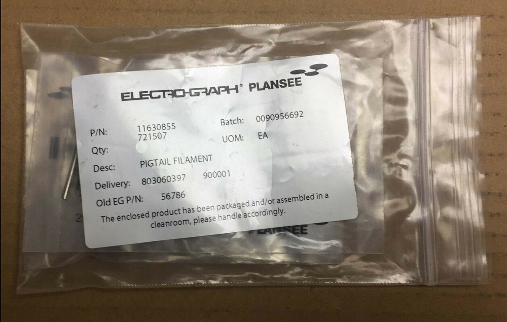 Electro-Graph Plansee Pigtail Filament