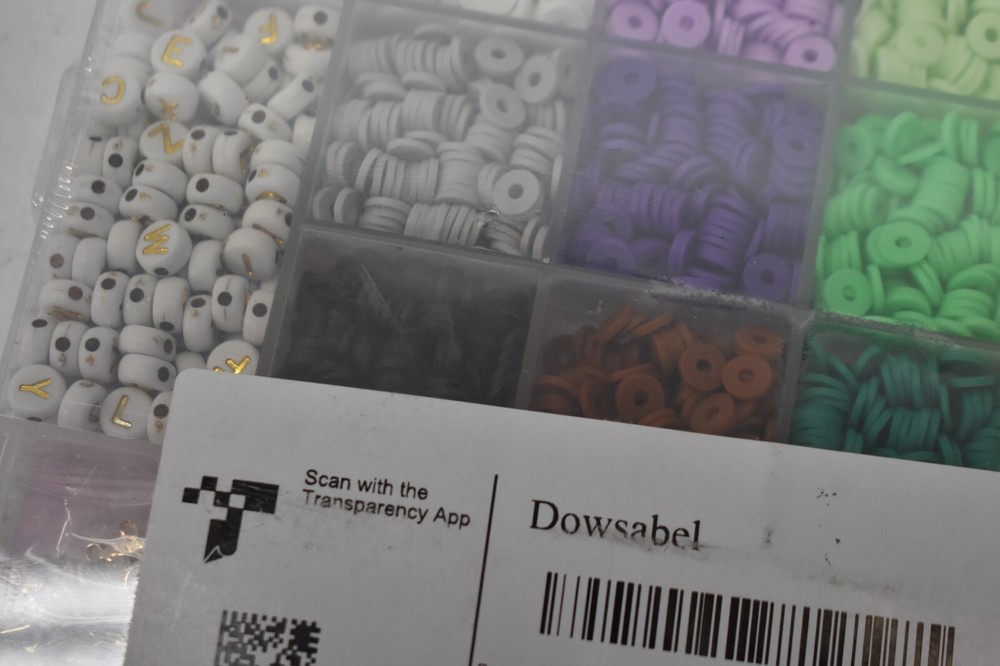 Dowsabel Clay Beads Bracelet Making Kit For Beginners 5000 Piece Set Assorted