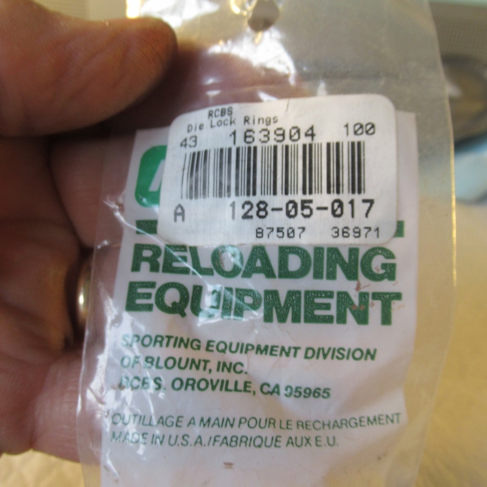 RCBS DIE LOCK RINGS (5) 87507