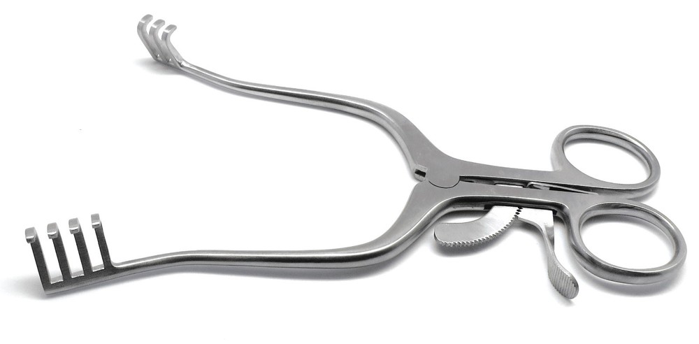 Surgical Weitlaner Retractor 7" Blunt 3x4 Prong Veterinary Instruments