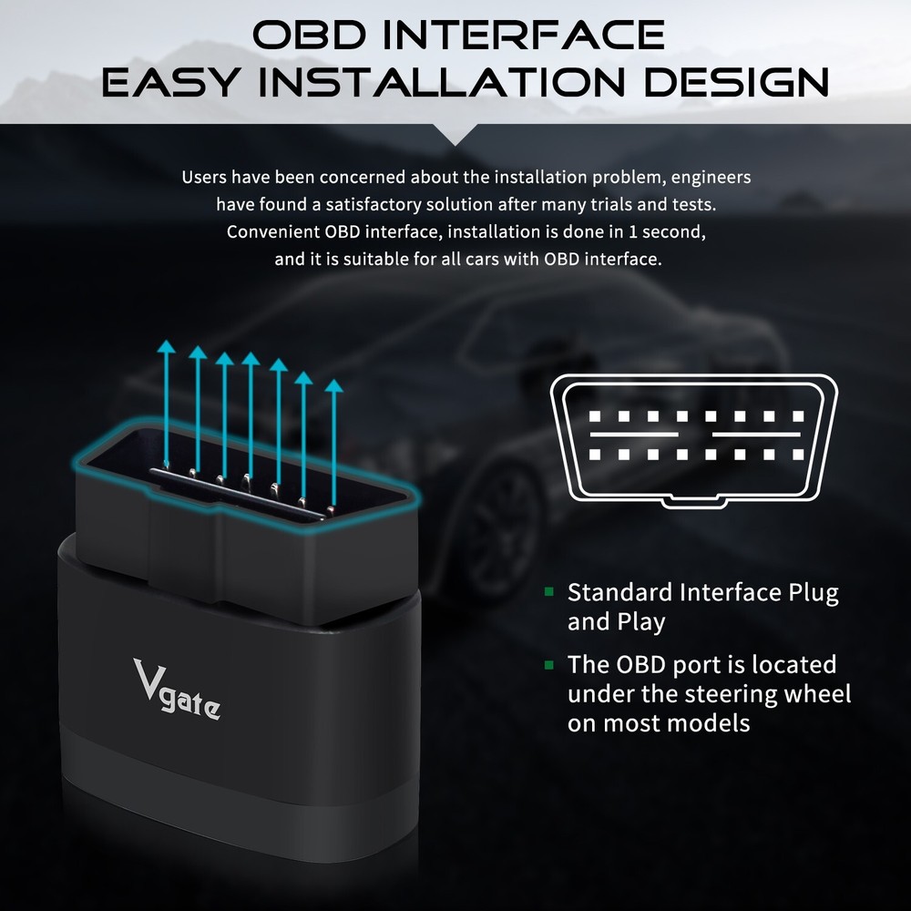 Vgate iCar Pro 2S ELM327 Bluetooth 4.0 for Android/IOS/PC OBD2 Diagnostic Tool