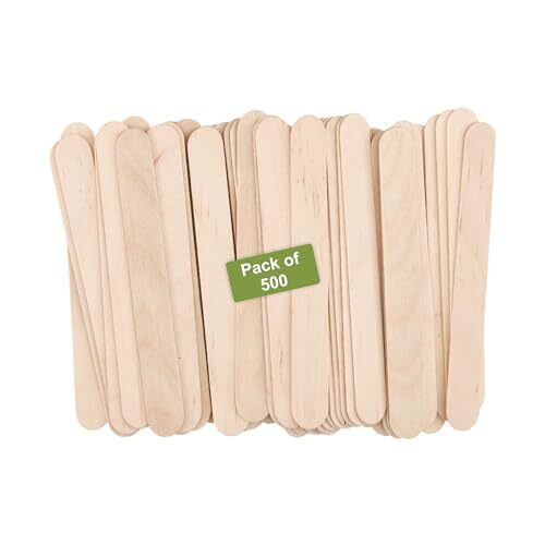 Jumbo Craft Sticks 500-Pack 6" for DIY & Crafting Projects