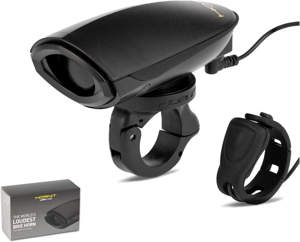 Lightweight dB140 V3 Bicycle Horn - Remote Trigger & Durable Design for Cyclists
