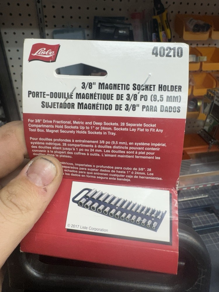 Lisle 40210 3/8th Magnetic Socket Holders