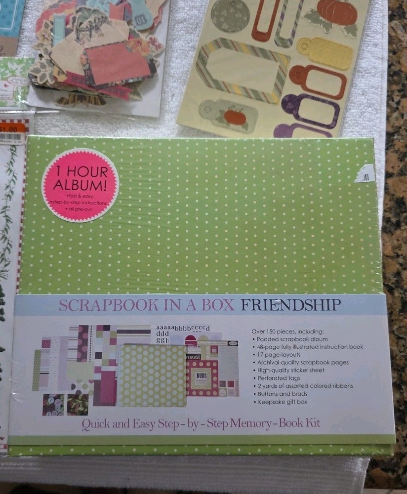 Assorted Scrapbooking Items, Mixed Lot