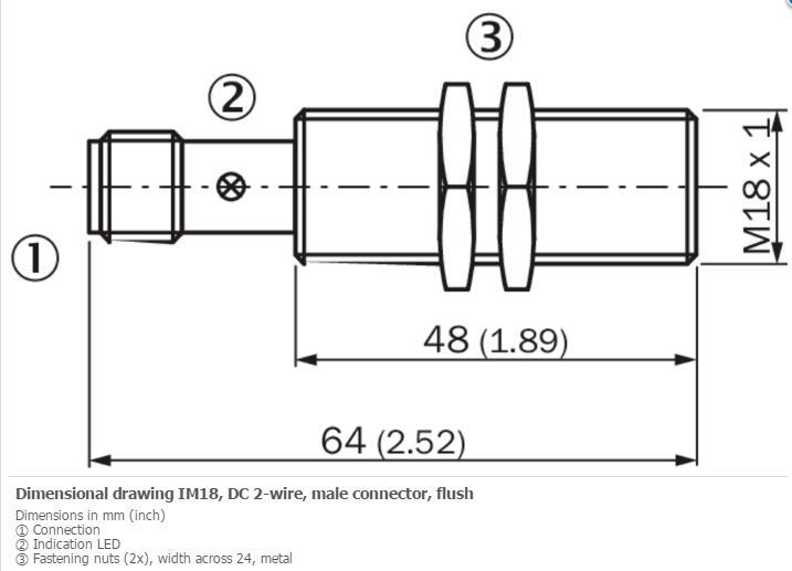 SICK IM18-05BDS-ZC1 Cylindrical thread design New