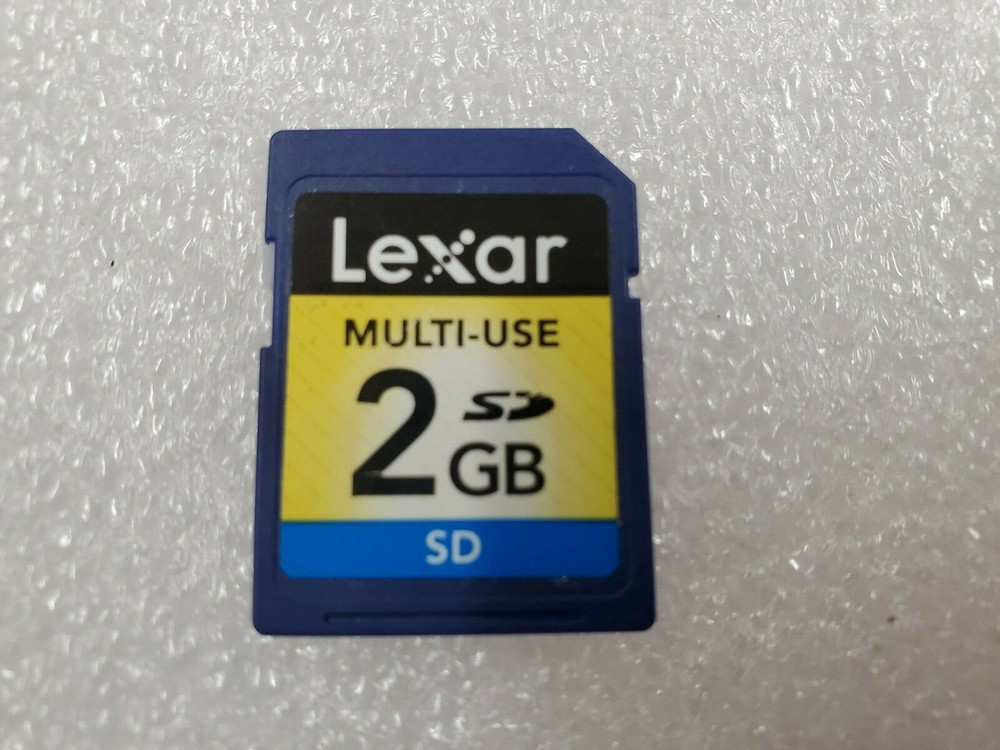 Lexar Multi-Use 2GB SD Card - Tested and working - US Seller