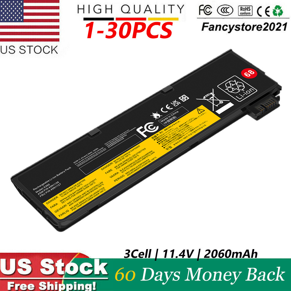 Lot 68 45N1775 Battery For Lenovo Thinkpad X240 T440 T450 T460 T470P T550 L450