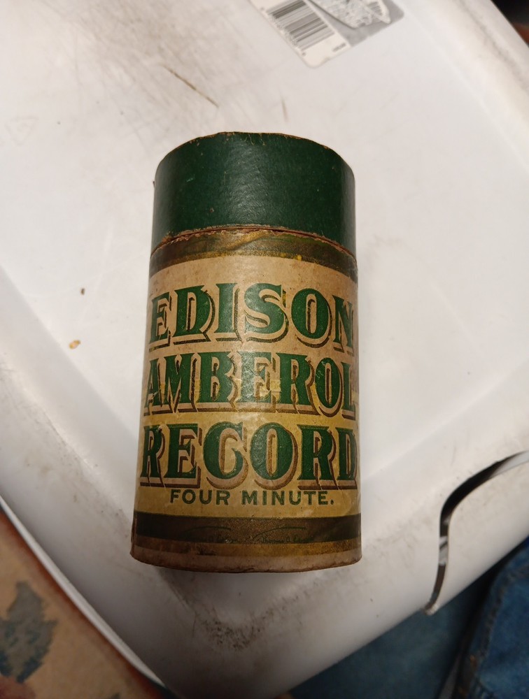 Edison Amberol Record Empty