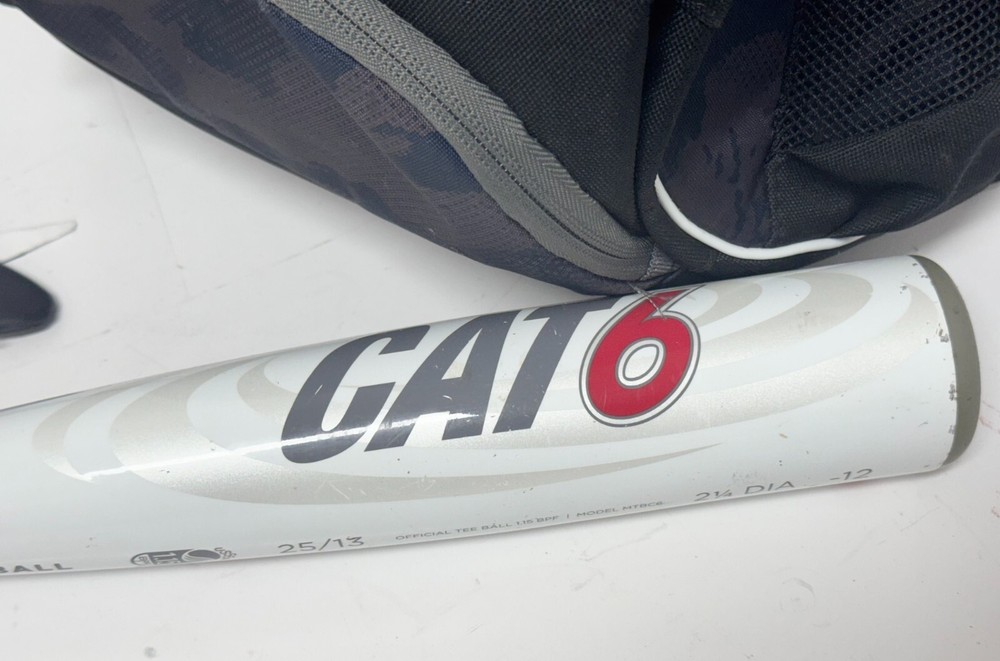 ⚓Easton Game Ready Baseball Teeball Backpack + Marucci CAT 6 25/13 Teeball Bat⚓