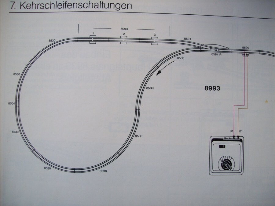 8993 Marklin z-scale Mini-Club Z-Scale Reverse Loop Kit