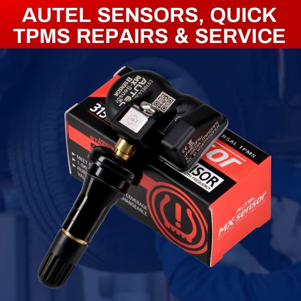 Autel TPMS Sensor MX-Sensor 315MHz + 433MHz Programmable Universal Rubber Valve