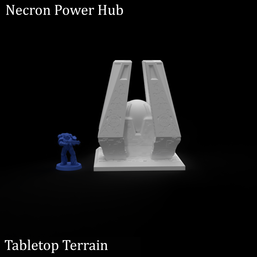 Necrontyr Power Hub - Grimdark Wargaming Tabletop