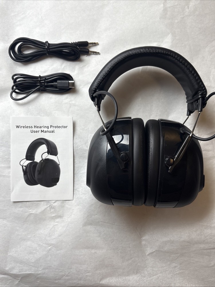 Wireless Hearing Protector With Bluetooth Technology Model Ac136 New - Open Box