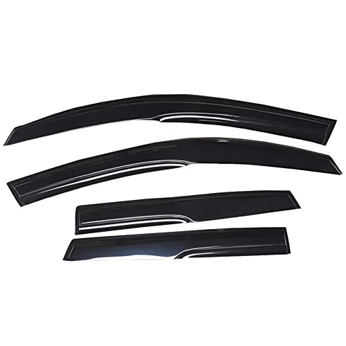 Side Window Visor Vent Rain Guard Deflector Replacement for 2004-2009 Mazda 3