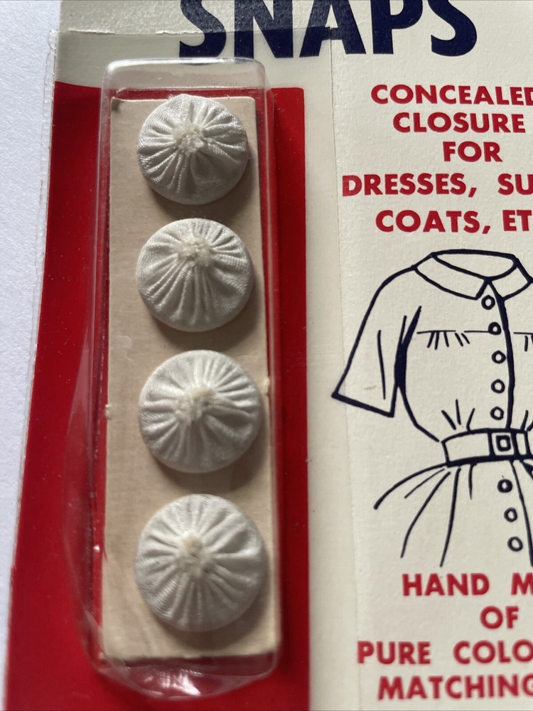 Pen Vintage Silk Covered Snaps