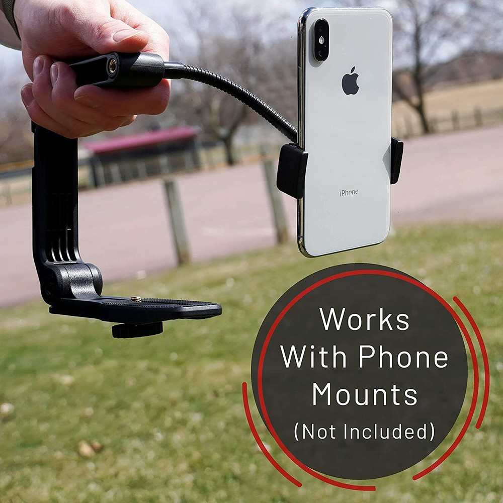 Handheld Camera Stabilizer Grip - Universal U-Shaped Handle Works with DSLR, Mir