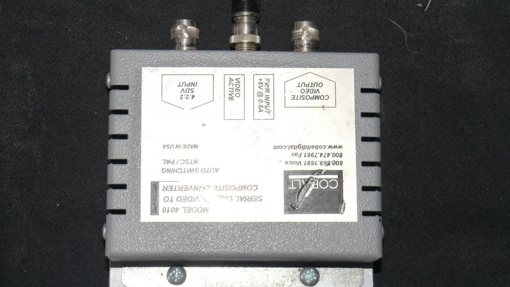 Cobalt 4010 SDI to composite convertor