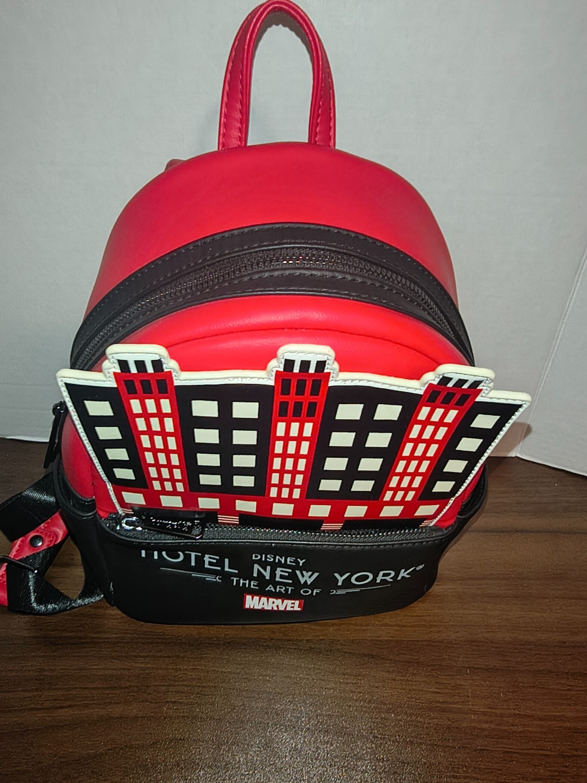 Disneyland Paris Loungefly Hotel New York Mini Backpack Bag Marvel Disney Parks