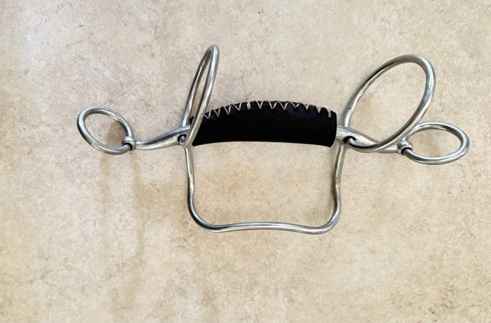 Bit 5" Leather Covered Mullen Bit - Excellent