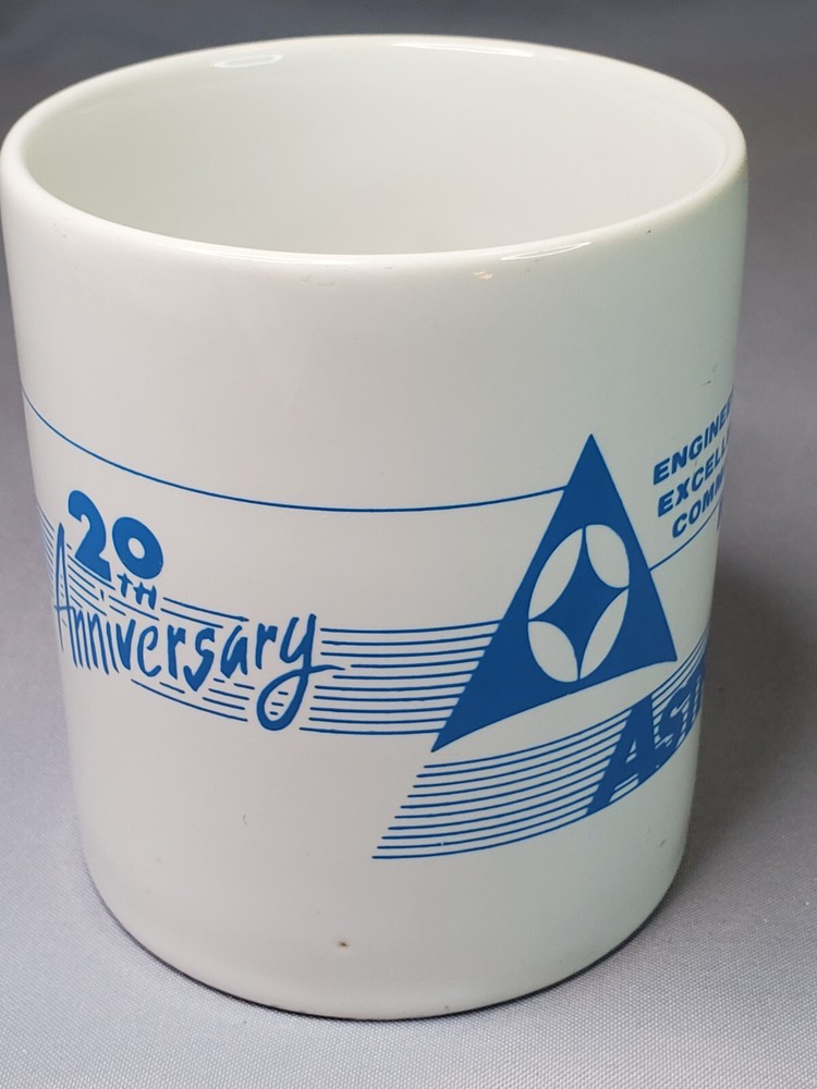 RCA Astro Electronics 20th Anniversary Mug Engineering Excellence Committee 1978