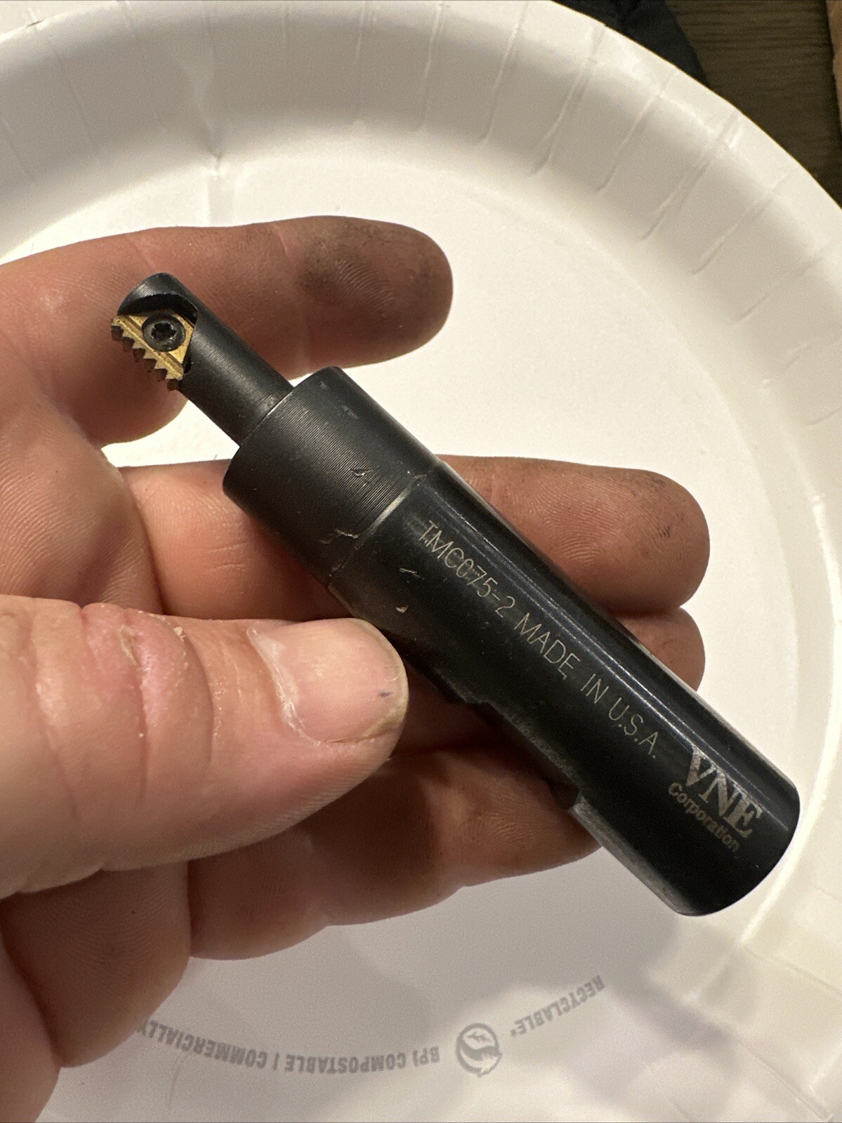 VARGUS INDEXABLE CARBIDE INSERT THREAD MILL CNC MILLING CUTTER 3/4” Vardex